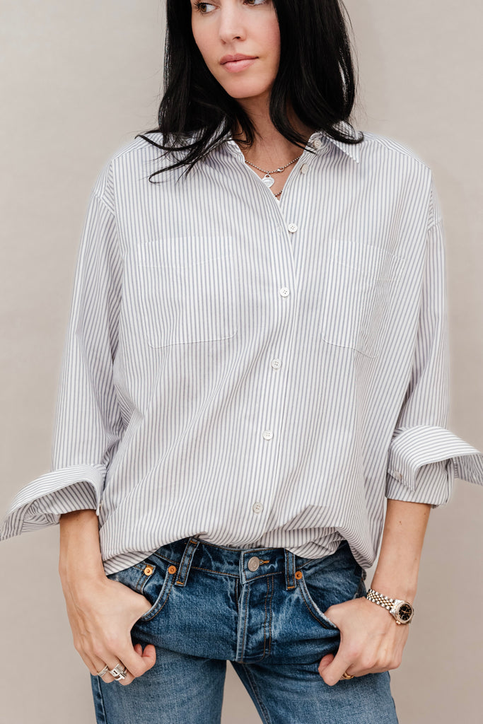 Davie Stripe Button Down