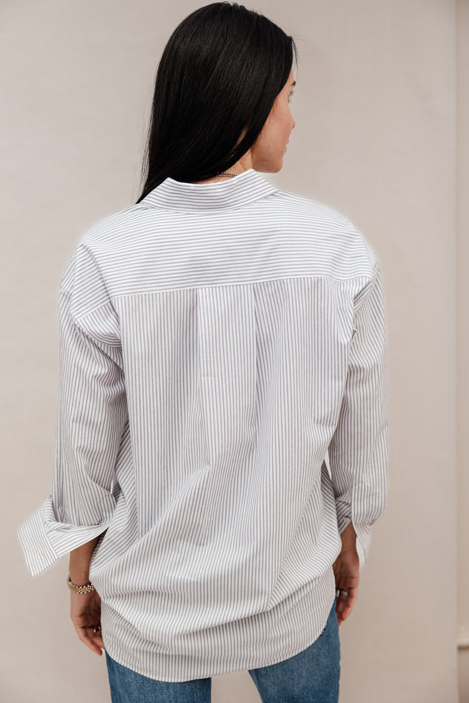 Davie Stripe Button Down
