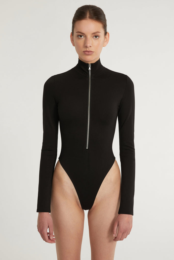 Zip Front Bodysuit