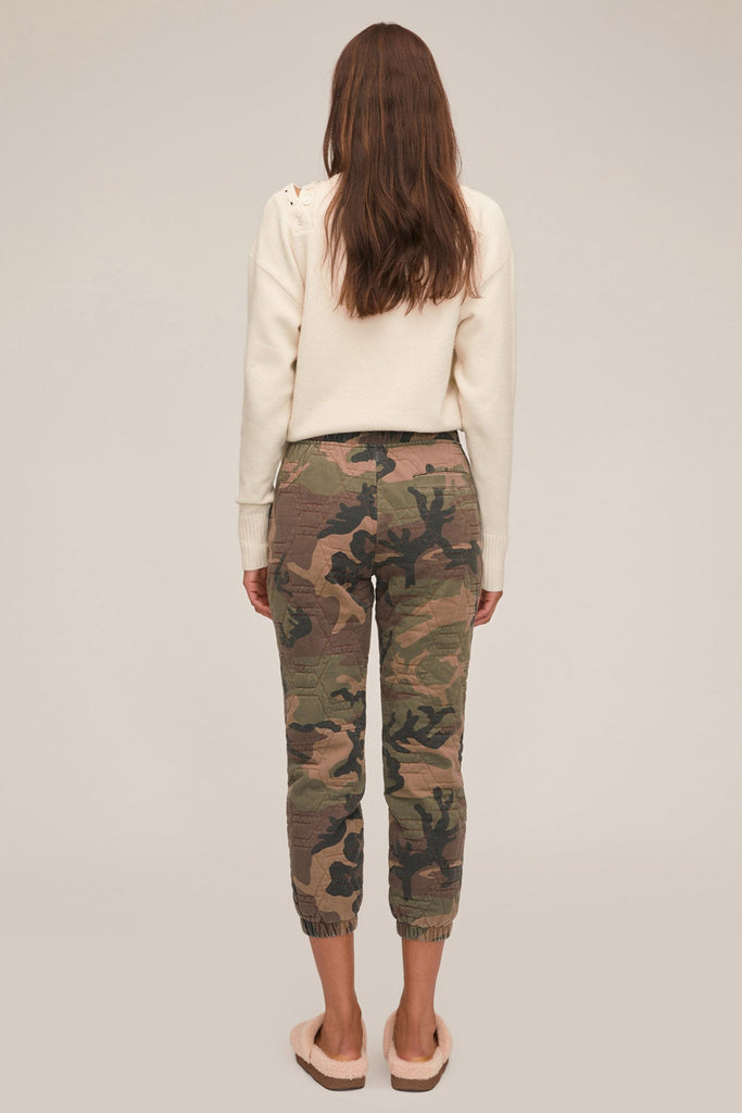 Markie Quilted Woodland Camo Jogger | MARISSA WEBB